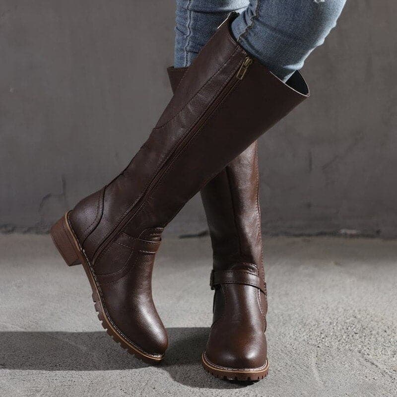 Georgina | Classic Buckle Knee-high Boots FOR Women - view 4
