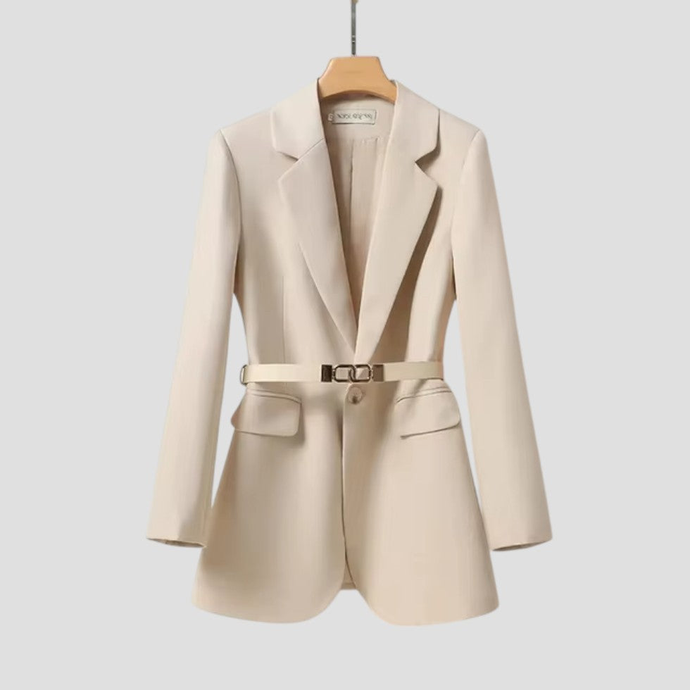 Women’s Belted Blazer Jacket – Tailored Smart Wear - view 4