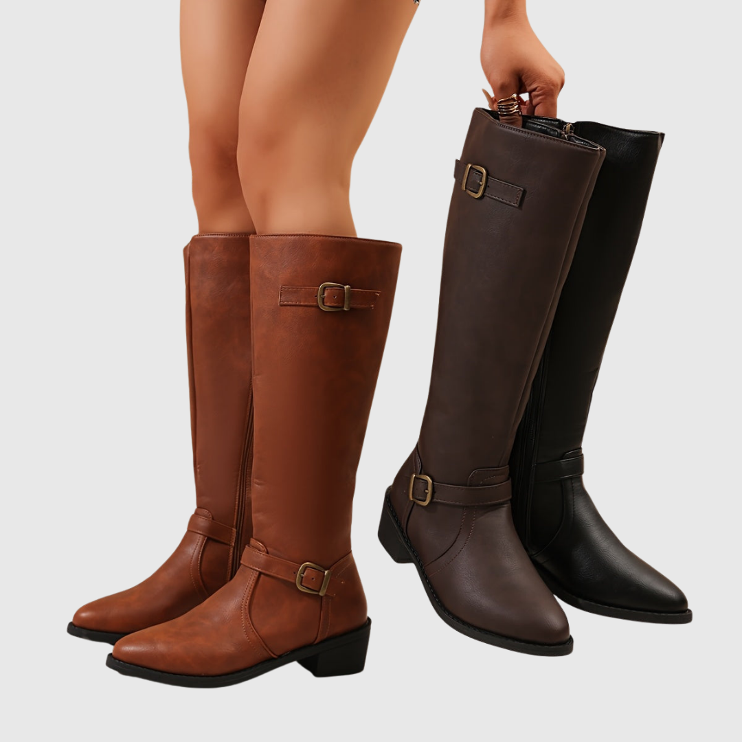 Anastelle | Riding Leather Boots - view 7