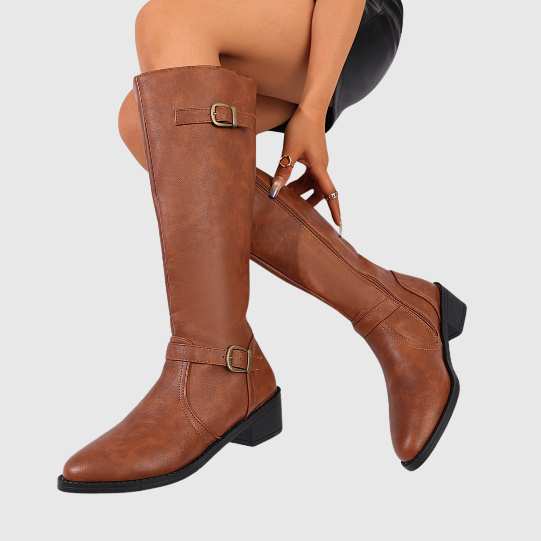 Anastelle | Riding Leather Boots - view 9