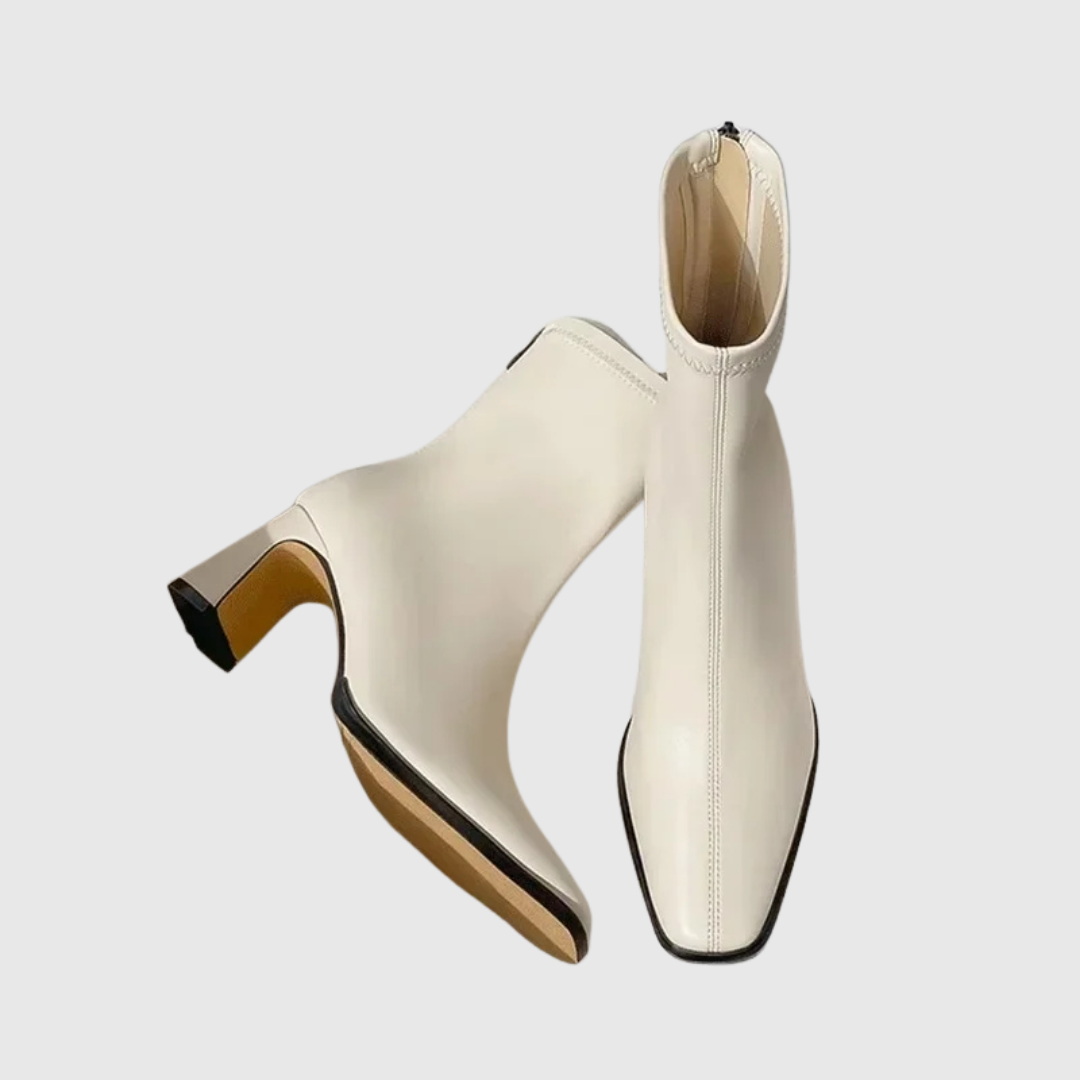Ivyra | Square-Toe Warm Ankle Boots - view 6