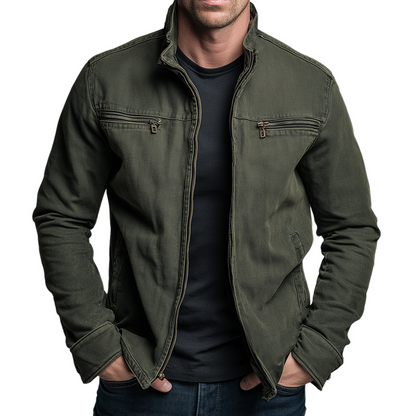 Denvera | Vintage Cotton Zip Jacket