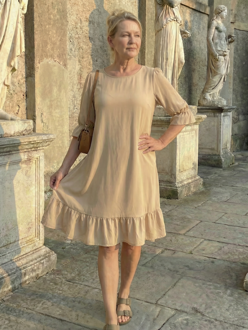 Daven | Ruffle Day Dress - view 8