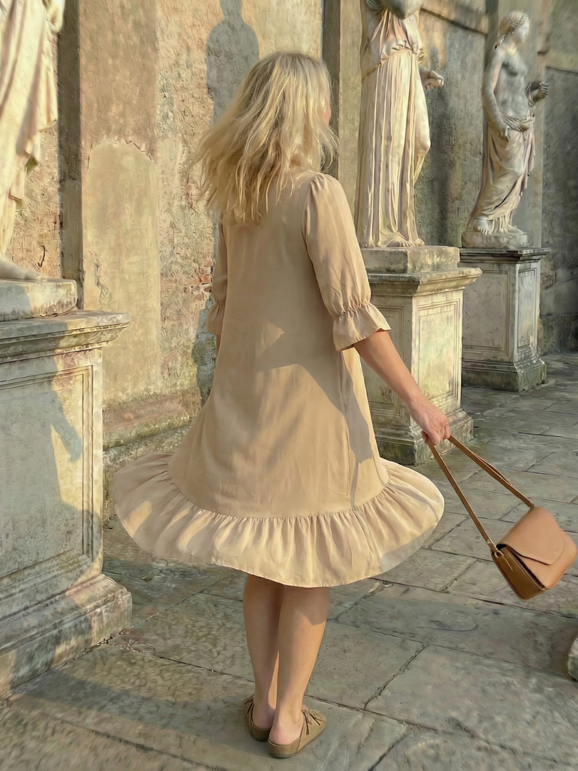 Daven | Ruffle Day Dress - view 6