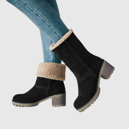 Elaris | Cozy Leather Boots - view 3