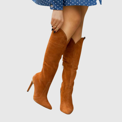 Aureline | Stiletto Leather Boots - view 3
