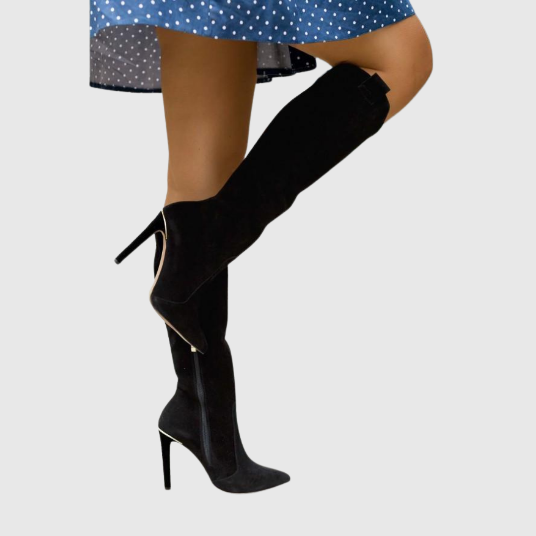 Aureline | Stiletto Leather Boots - view 10