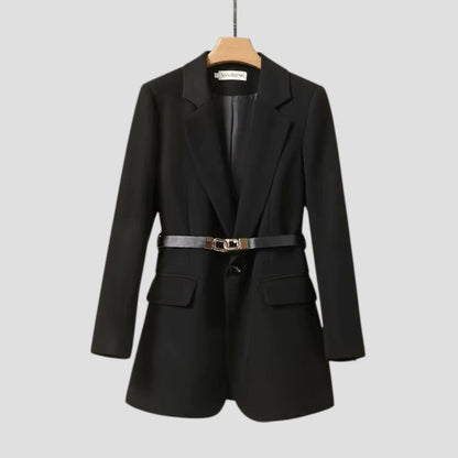 Women’s Belted Blazer Jacket – Tailored Smart Wear - view 3