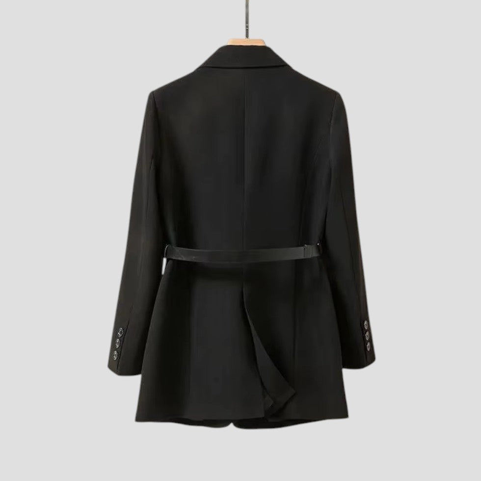 Women’s Belted Blazer Jacket – Tailored Smart Wear - view 2
