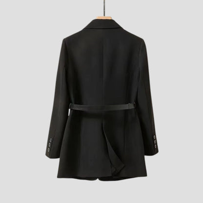 Women’s Belted Blazer Jacket – Tailored Smart Wear - view 2