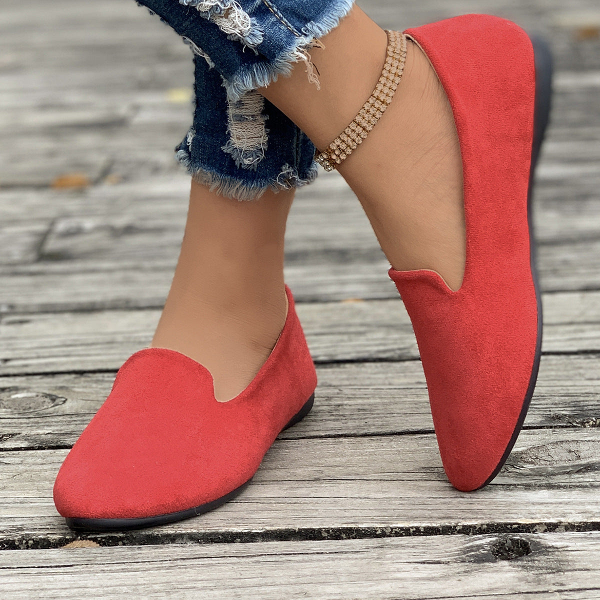 Janelletm – Casual Comfortable Pointed-Toe Flats - view 2
