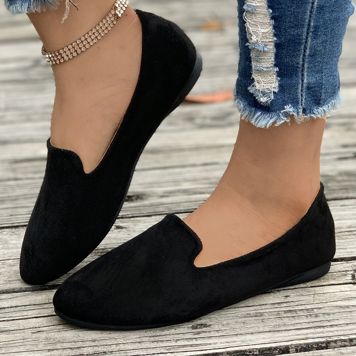 Janelletm – Casual Comfortable Pointed-Toe Flats