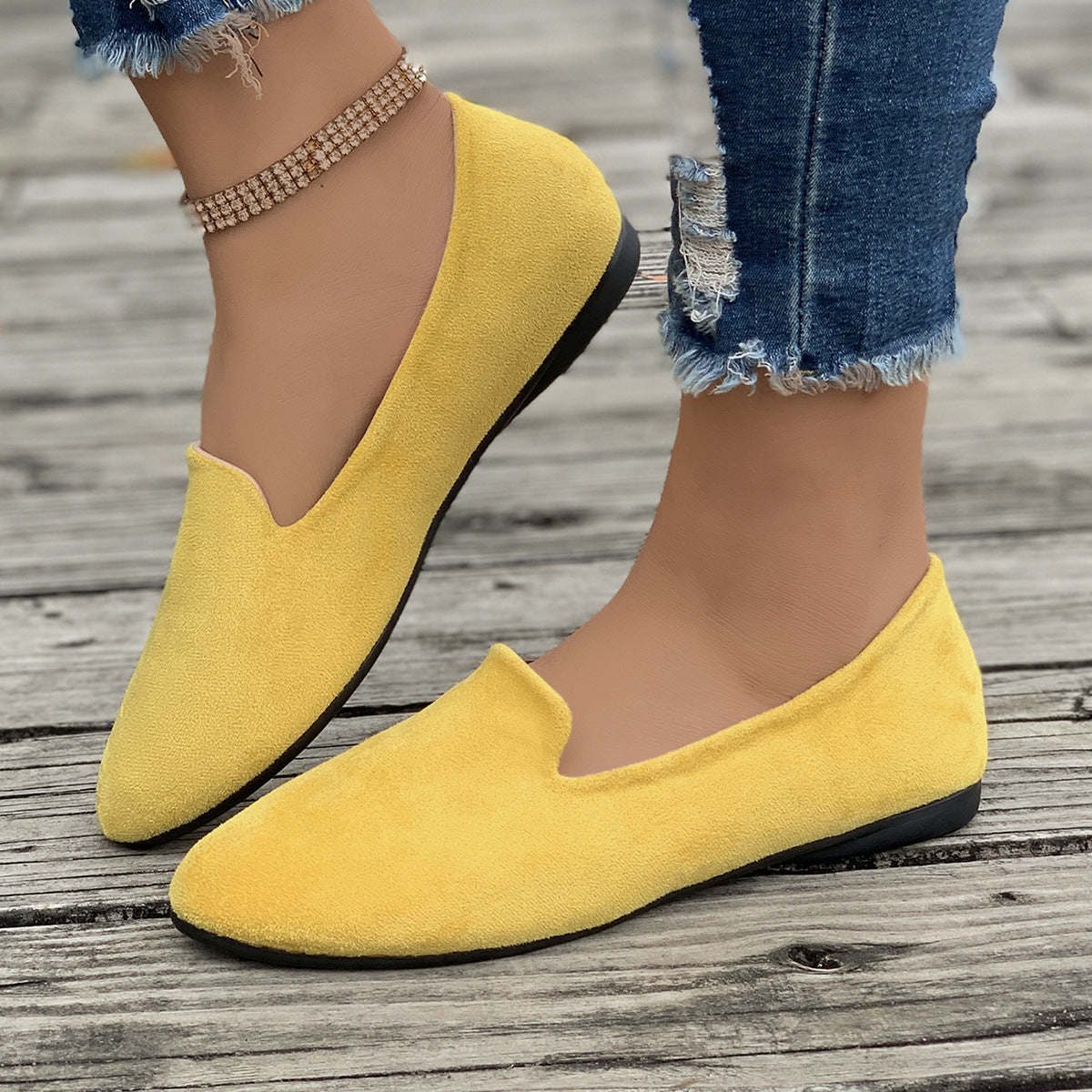 Janelletm – Casual Comfortable Pointed-Toe Flats - view 4