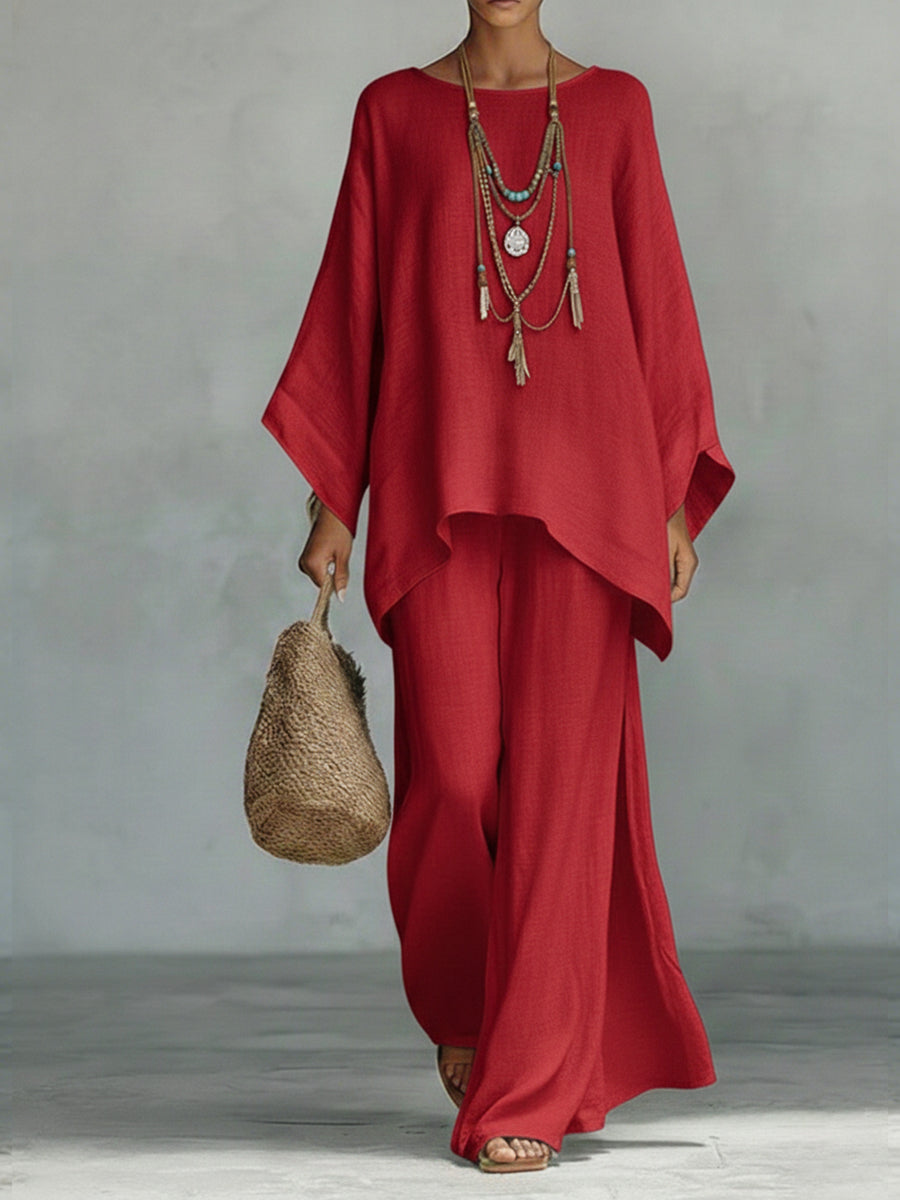 CelineTM | Linen Two-Piece Set - view 3