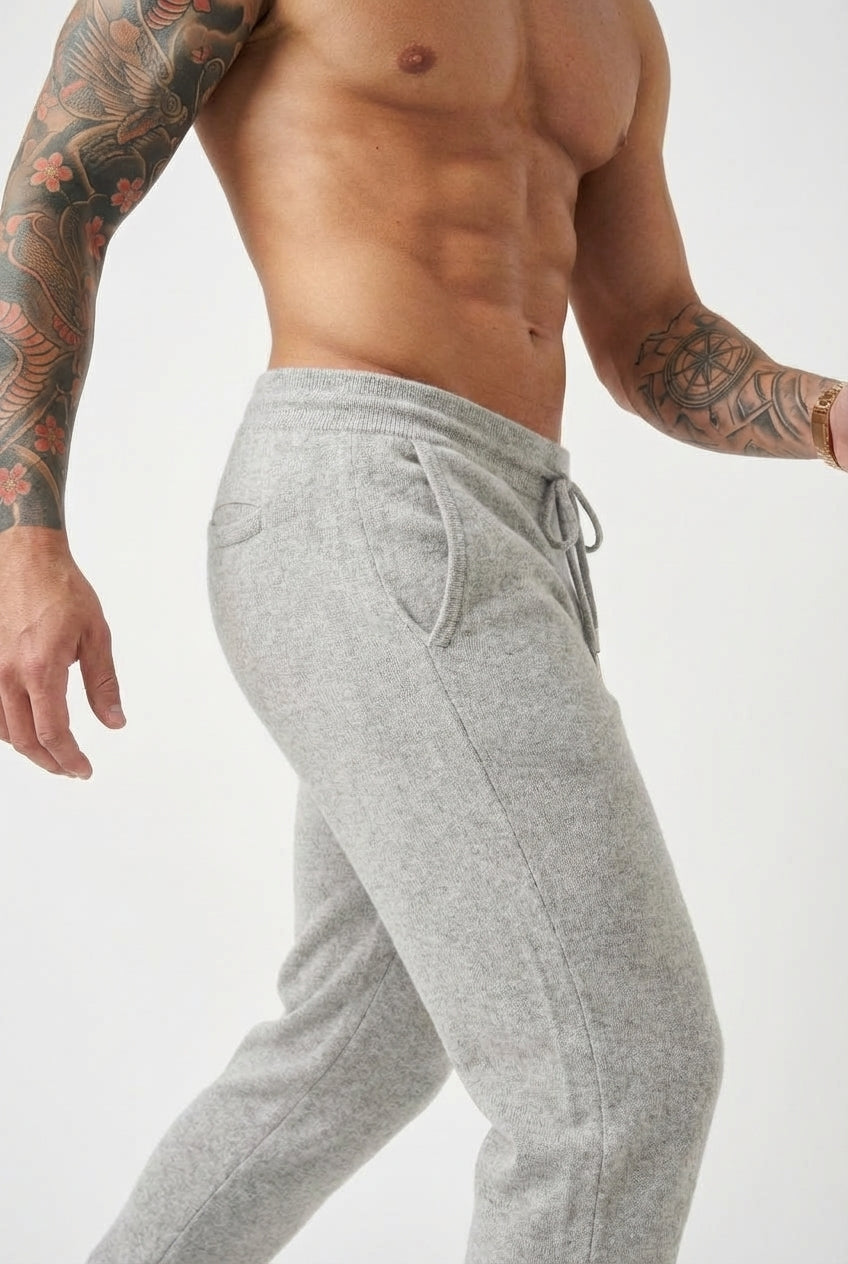 Cloud Merino Pants - Light Grey - view 4