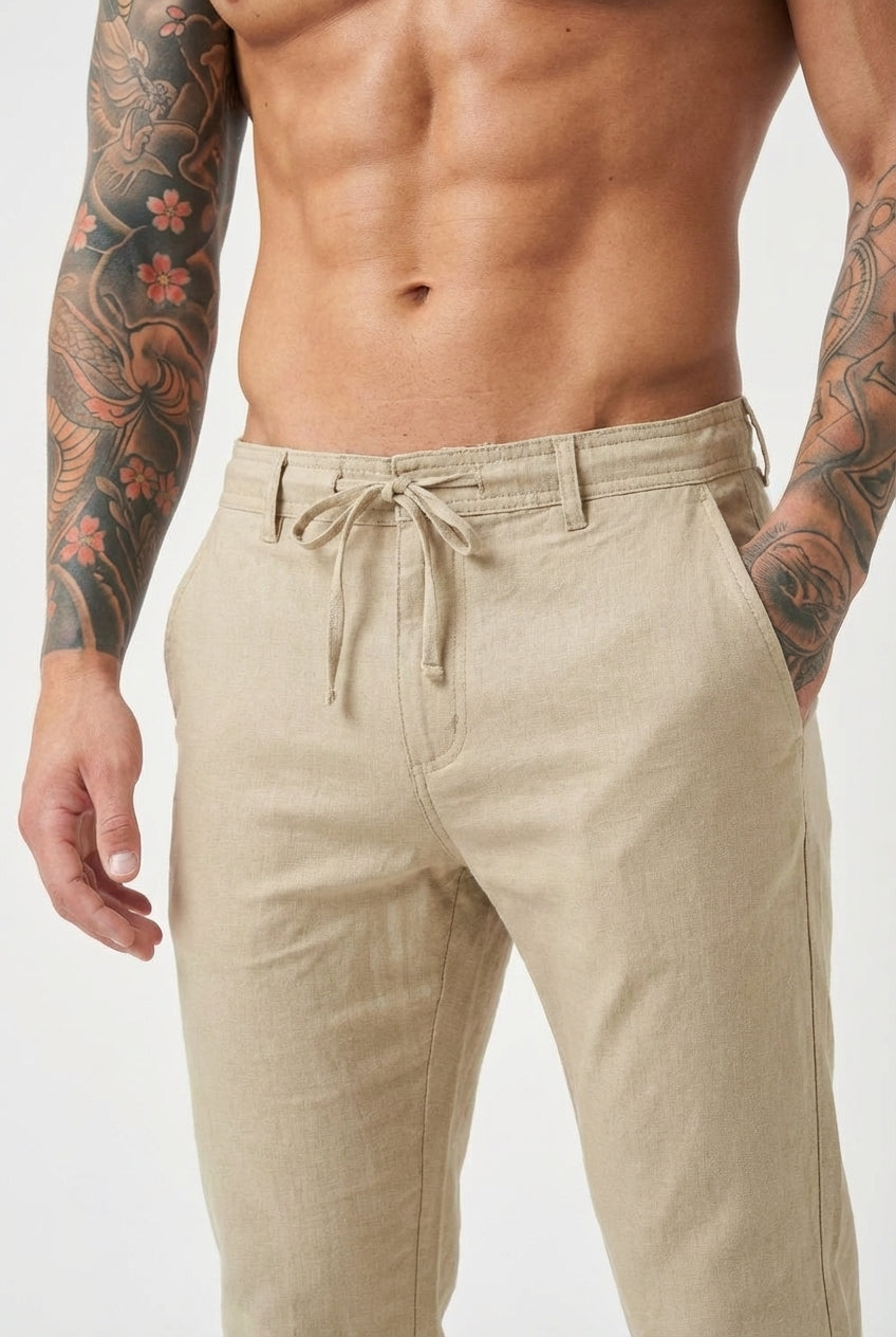 Coastal Ease Linen Pants - view 4