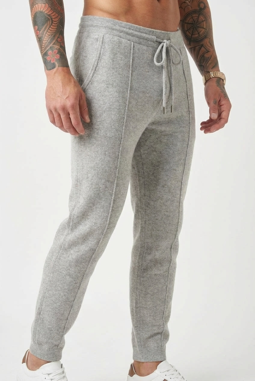 Cloud Merino Pants - Light Grey - view 3