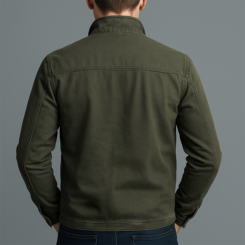Denvera | Vintage Cotton Zip Jacket - view 3